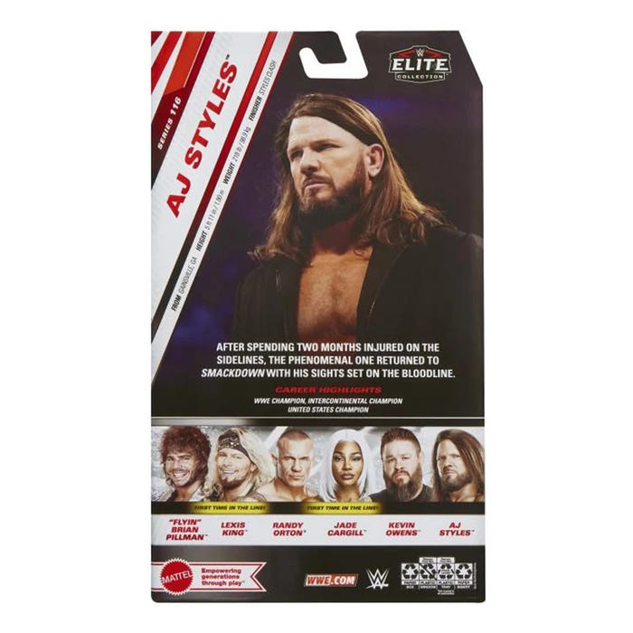 WWE Elite Collection Series 116 AJ Styles 6-Inch Action Figure