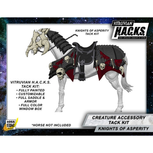 Mighty Steeds Knight of Asperity Heavy Tack Kit Action Figure Accessories