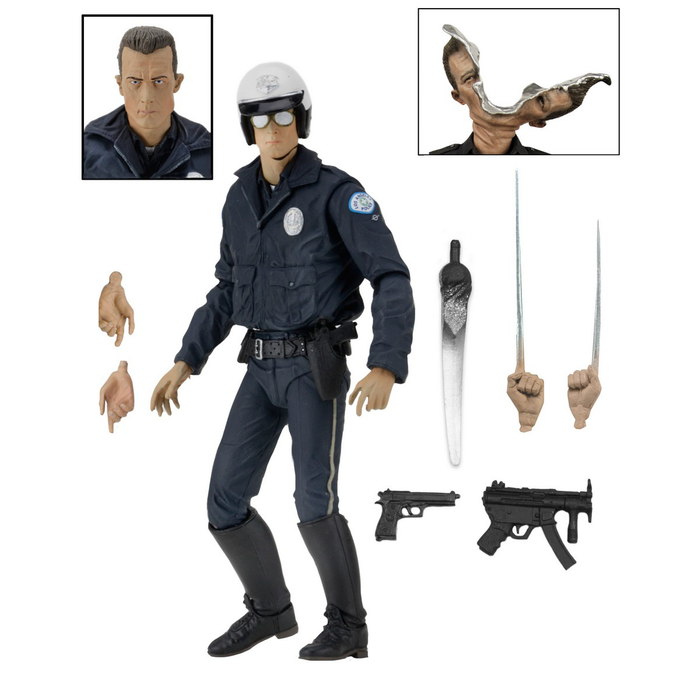 Terminator 2 Ultimate T-1000 (Motorcycle Cop) 7-Inch Scale Action Figure