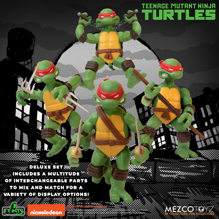 Mezco 5-Points Eastman & Laird's Teenage Mutant Ninja Turtles Deluxe Box Set