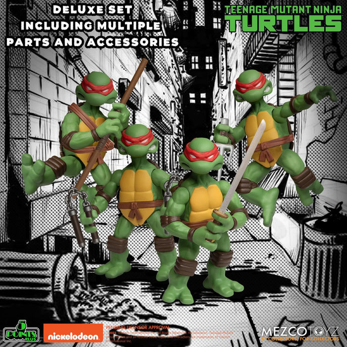 Mezco 5-Points Eastman & Laird's Teenage Mutant Ninja Turtles Deluxe Box Set