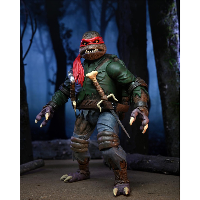 Universal Monsters x Teenage Mutant Ninja Turtles Ultimate Raphael as The Wolfman 7-Inch Scale Action Figure