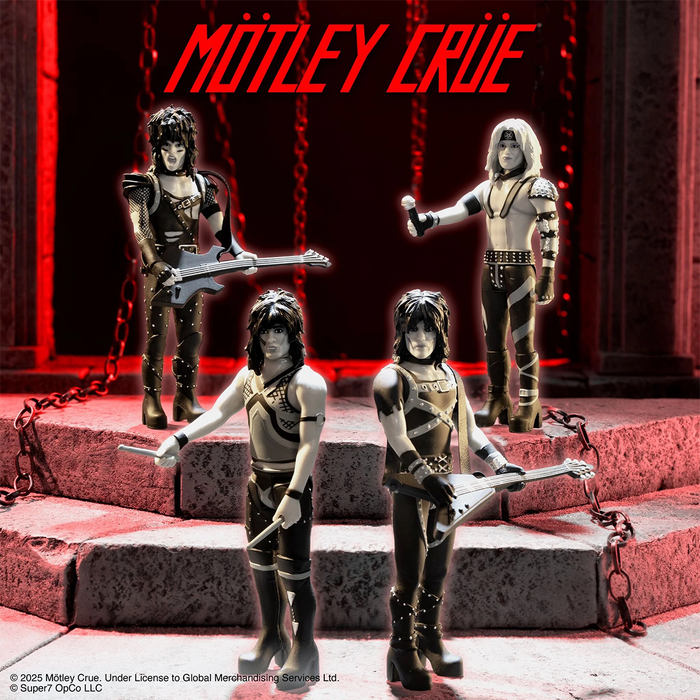 Motley Crue Wave 2 Tommy Lee (Shout At The Devil - Black & White) ReAction Figure