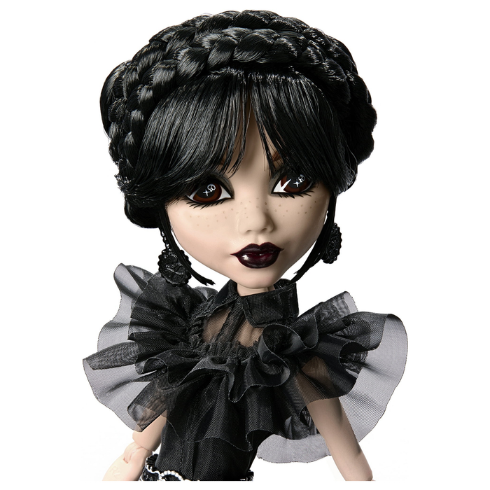 Monster High x Wednesday Rave'N Wednesday in Black Gown Collectible Doll