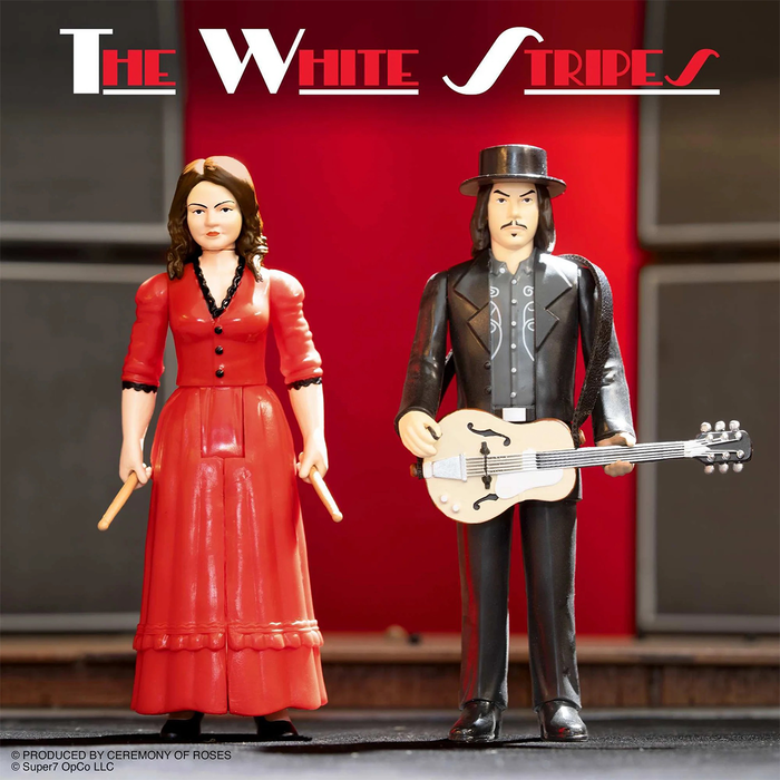 White Stripes Wave 1 The White Stripes (Get Behind Me Satan) ReAction Figure 2-Pack
