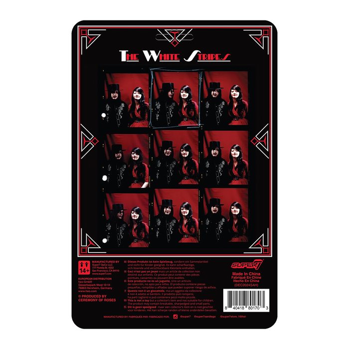 White Stripes Wave 1 The White Stripes (Get Behind Me Satan) ReAction Figure 2-Pack