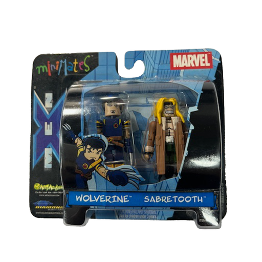 Marvel Minimates Wolverine & Sabretooth Mini-Figure 2 Pack