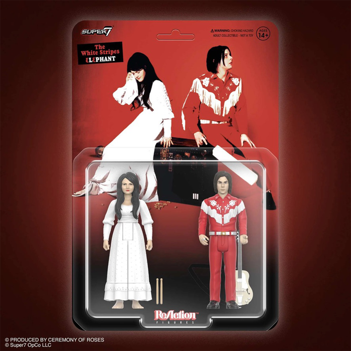 White Stripes ReAction Wave 2 The White Stripes (Elephant) Figure 2-Pack