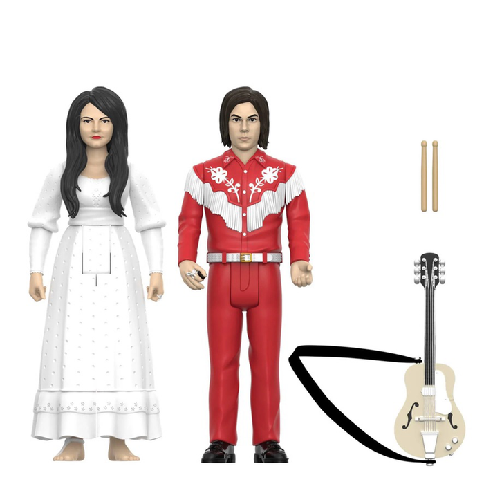 White Stripes ReAction Wave 2 The White Stripes (Elephant) Figure 2-Pack
