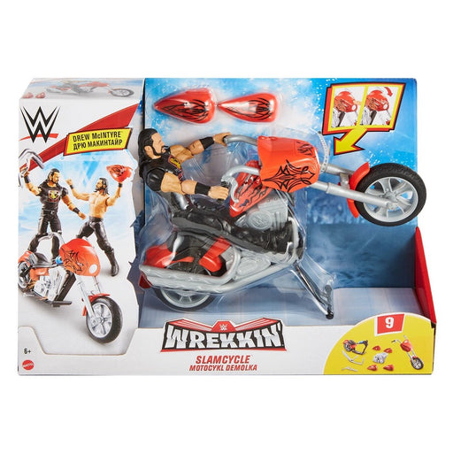 WWE Wrekkin' Slamcycle Vehicle with Action Figure