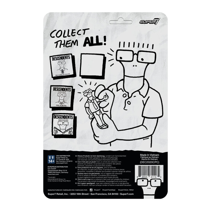 Descendents Milo (Cool To Be You) ReAction Figure
