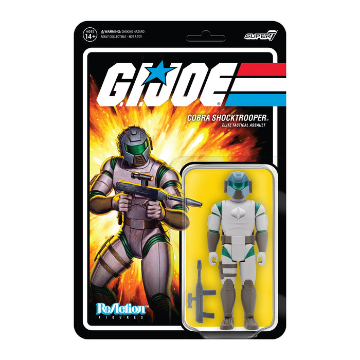 G.I. Joe ReAction Wave 2 Cobra Shocktrooper (Rifle A) Action Figure