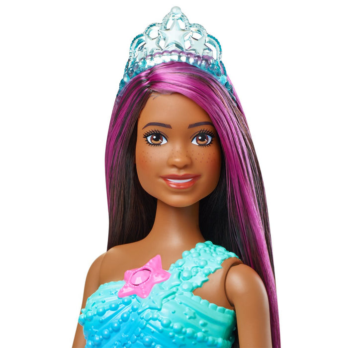 Barbie Dreamtopia Twinkle Lights Mermaid Doll with Brunette Hair