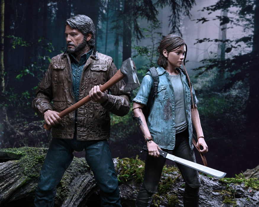  NECA The Last of US 2 Pack of Two 7” Scale Action Figures –  Ultimate 2 Pack Joel & Ellie : Toys & Games
