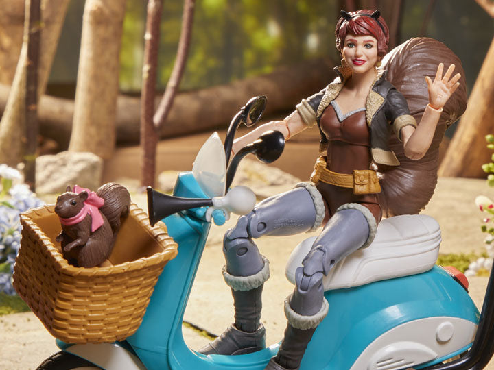 Marvel Legends The Unbeatable Squirrel Girl 6-Inch Action Figure with Vespa Vehicle