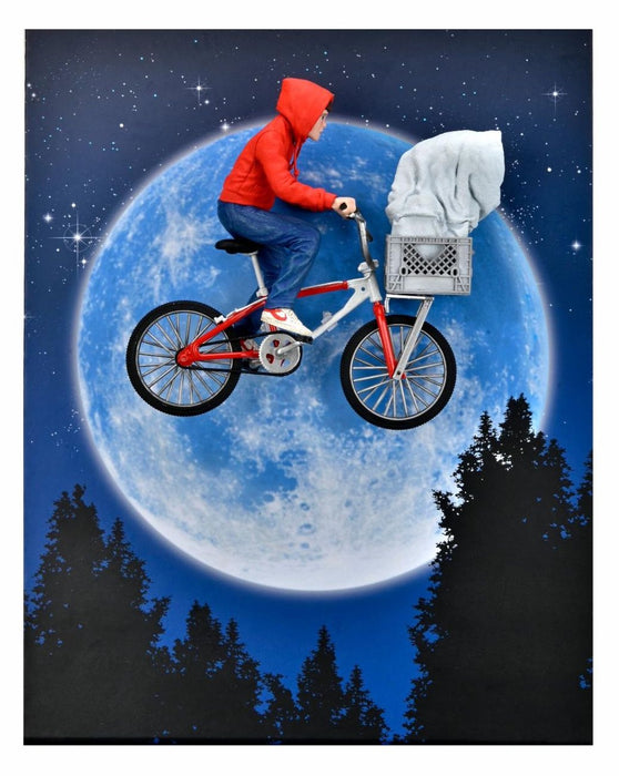 E.T. 40th Anniversary Elliott & E.T. on Bicycle 7-Inch Scale Action Figure