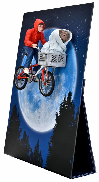E.T. 40th Anniversary Elliott & E.T. on Bicycle 7-Inch Scale Action Figure