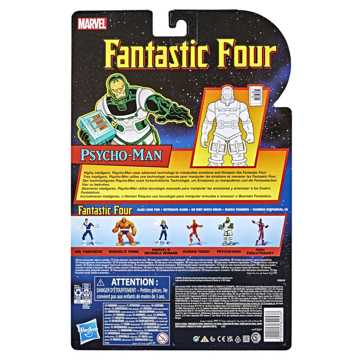 Marvel Legends Fantastic Four Retro Psycho-Man 6-Inch Action Figure
