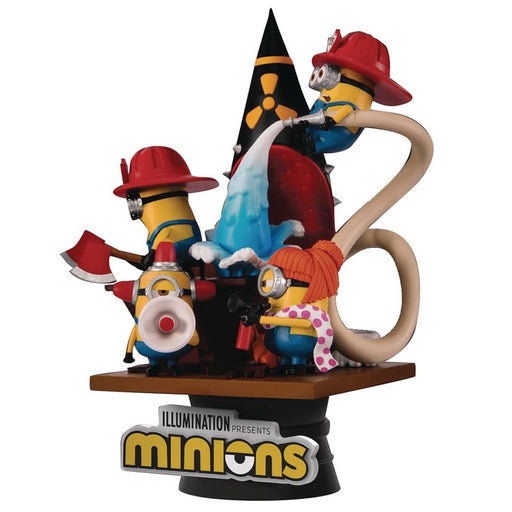 Minions Fire Fighter D-Stage DS-049 6-Inch Statue
