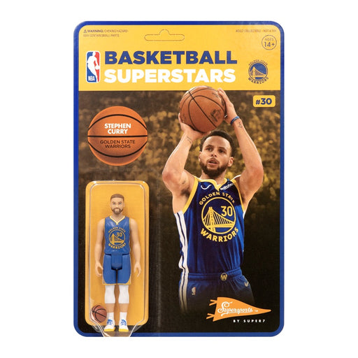 NBA Supersports ReAction Stephen Curry (Warriors) Figure