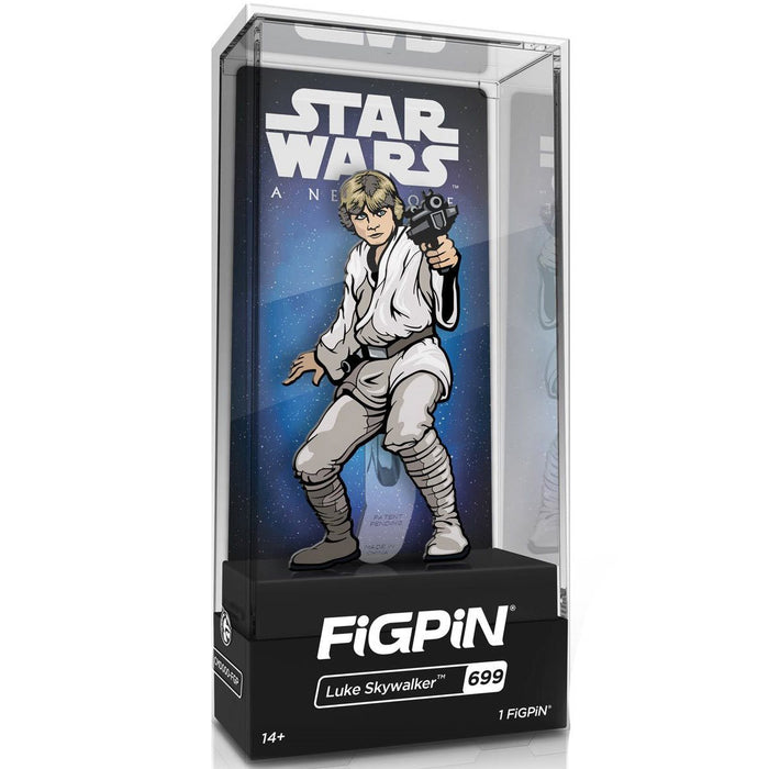 Star Wars: A New Hope Luke Skywalker FiGPiN Classic 3-Inch Enamel Pin