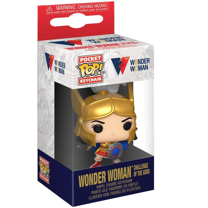 Wonder Woman 80th Anniversary Challenge Of The Gods Pocket Pop! Key Chain