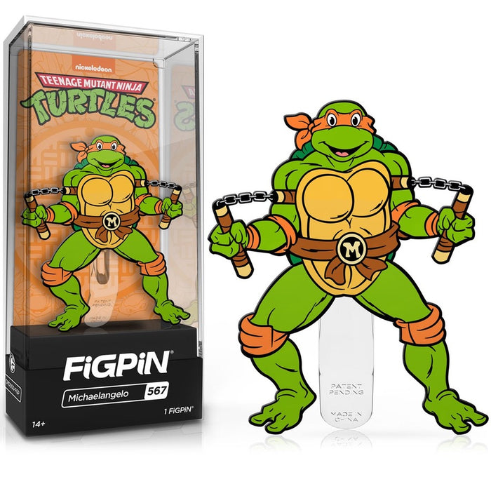 Teenage Mutant Ninja Turtles Michaelangelo FiGPiN Classic Enamel Pin