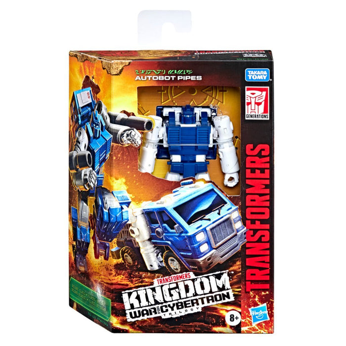 Transformers War for Cybertron Kingdom Deluxe Pipes Action Figure