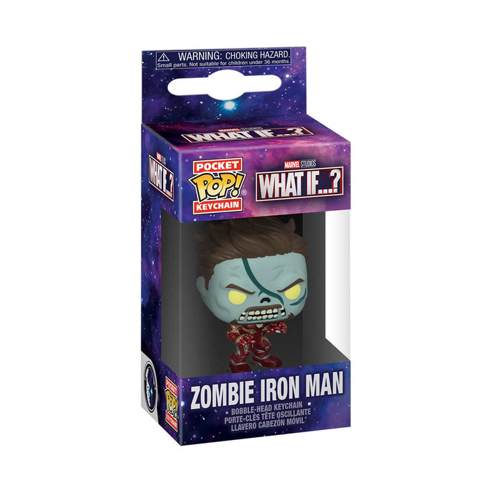 What If Zombie Iron Man Pocket Pop! Key Chain