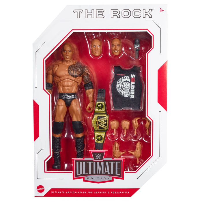 WWE Ultimate Edition Wave 10 The Rock Action Figure — Chubzzy Wubzzy ...