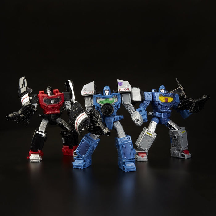 Transformers Generations War for Cybertron: Siege Deluxe Refraktor 3-Pack (G1 Toy Colors)