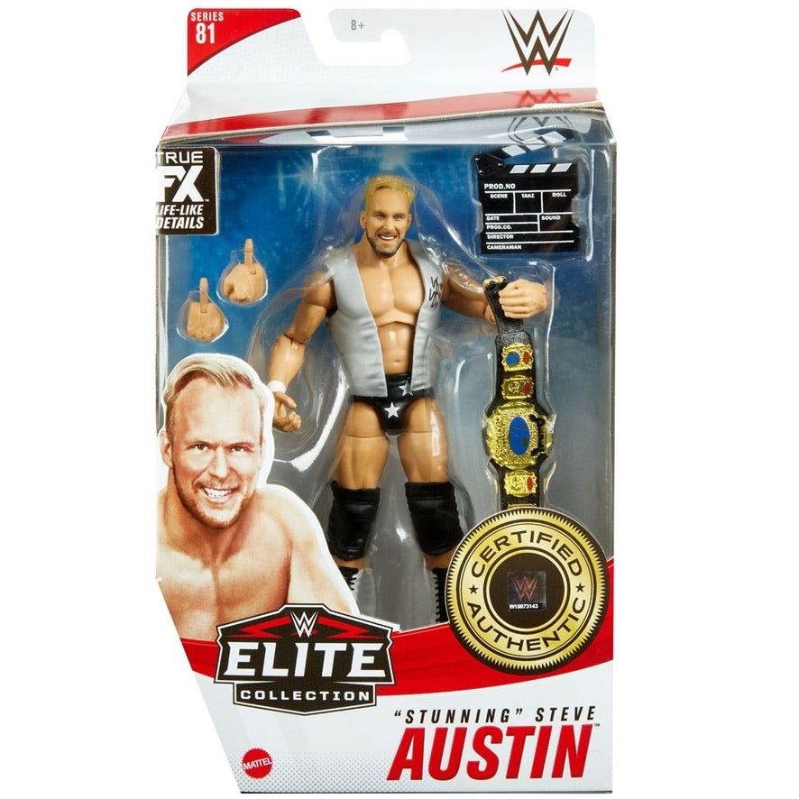 WWE Elite Collection Series 81 Stunning Steve Austin Action Figure ...