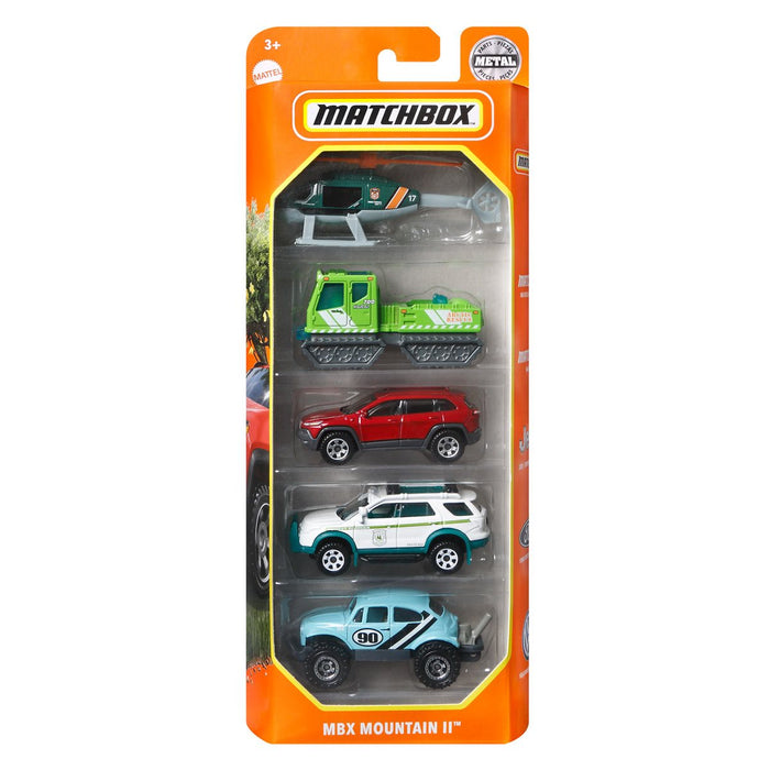 Matchbox Car Collection 2022 MBX Mountain II 5-Pack