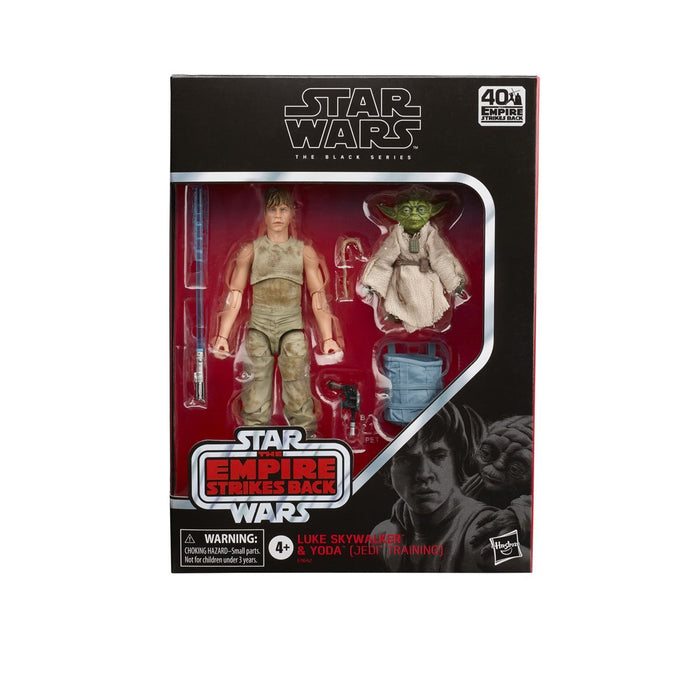 Star Wars The Black Series Luke Skywalker and Yoda (Jedi Training) 6-Inch Action Figures