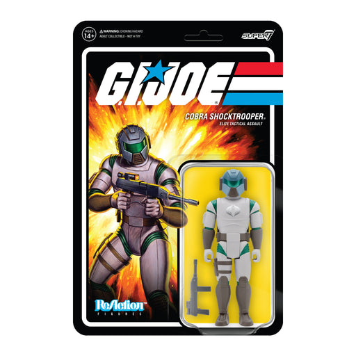G.I. Joe ReAction Wave 2 Cobra Shocktrooper (Rifle B) Action Figure