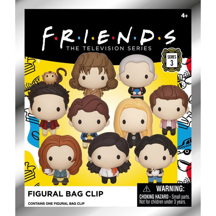 Friends Series 3 3D Figural Bag Clips