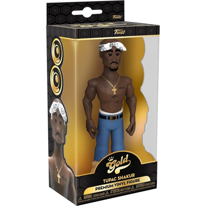 Funko Gold Tupac Shakur 5-Inch Premium Vinyl Figure