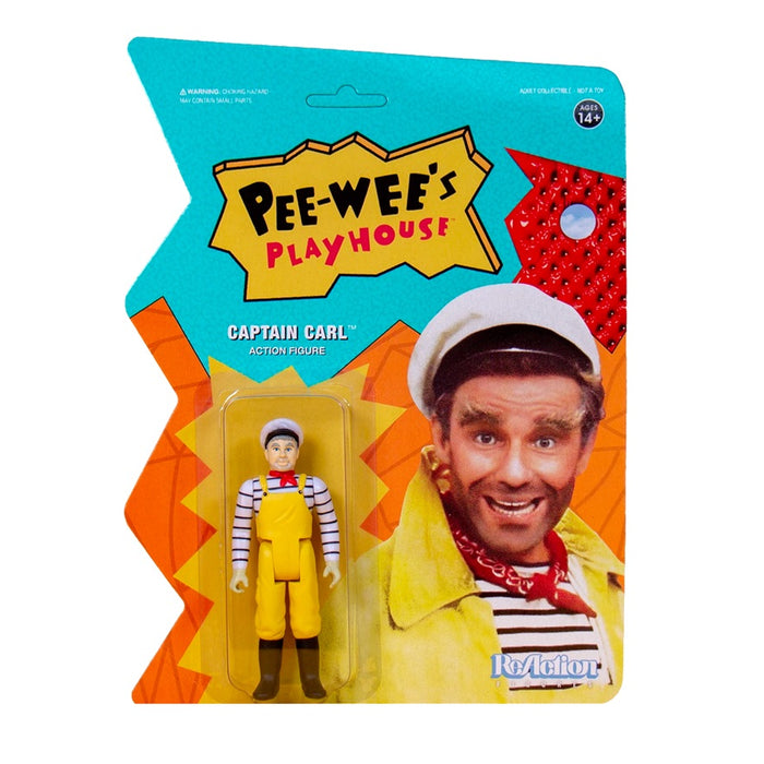 Pee-wee's Playhouse ReAction Captain Carl Figure