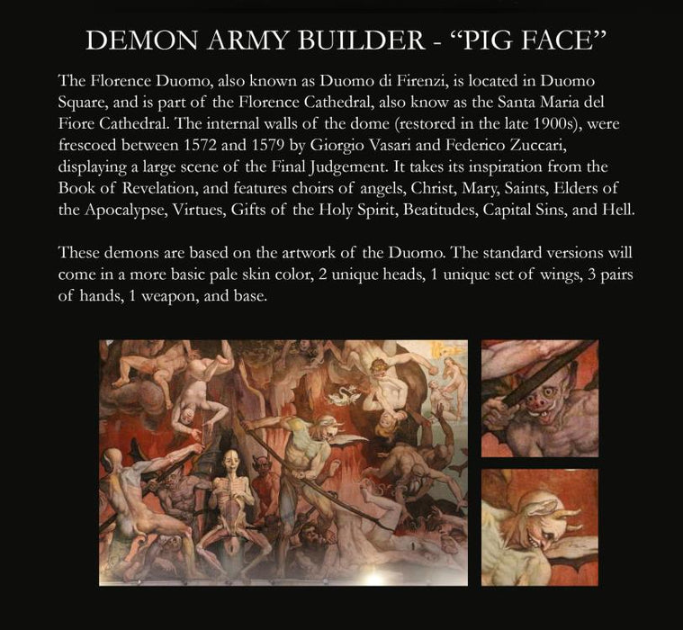 Biblical Adventures Demon (Pig Face) 1/12 Scale Figure
