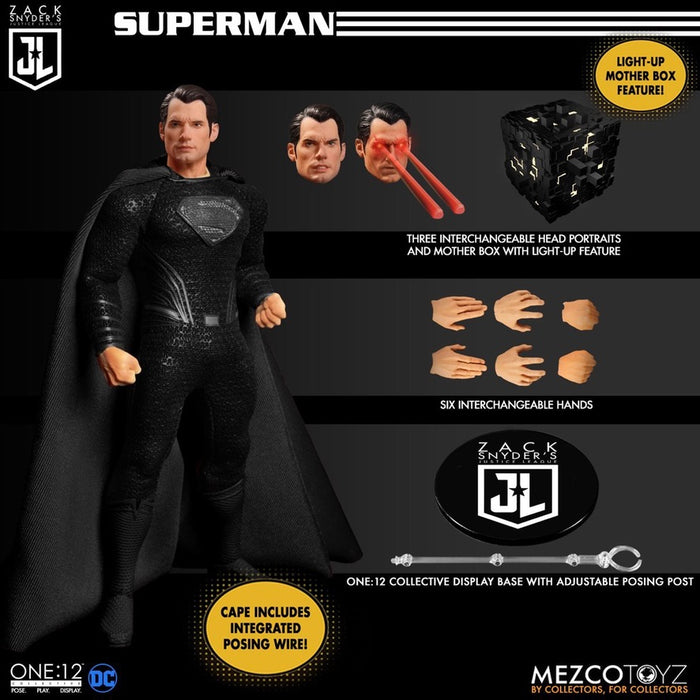 Mezco DC Zack Snyder Justice League Deluxe One:12 Collective Steel Boxed Set