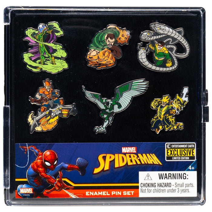 Marvel Sinister Six Enamel Pin 6-Pack EE Exclusive
