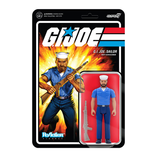 G.I. Joe ReAction Wave 2 Blueshirt Beard (Tan) Action Figure