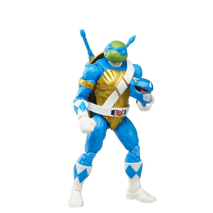 Power Rangers X Teenage Mutant Ninja Turtles Lightning Collection Donatello Black and Leonardo Blue Action Figure 2-Pack