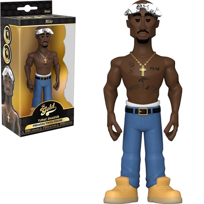 Funko Gold Tupac Shakur 5-Inch Premium Vinyl Figure