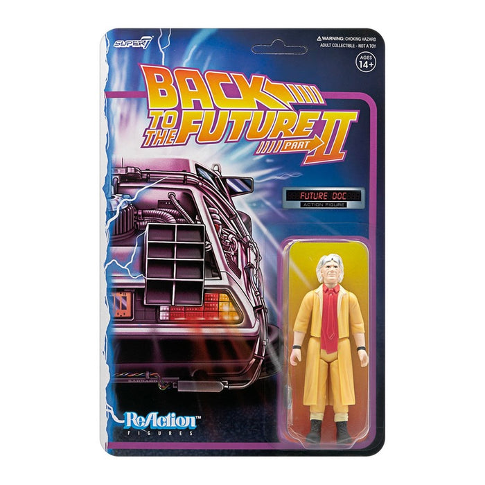 Back to the Future Doc Brown Future 3 3/4-Inch ReAction Figure