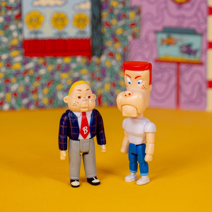 Pee-wee's Playhouse ReAction Randy & Billy Baloney Figures