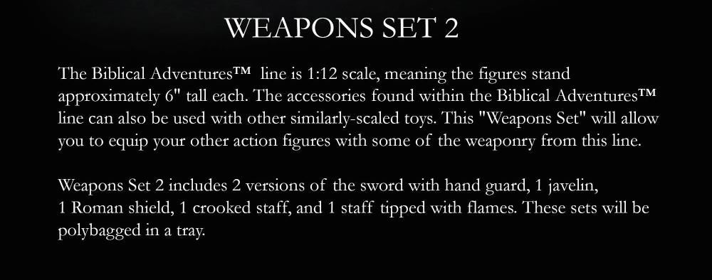 Biblical Adventures 1/12 Scale Weapons Set (Ver. 2)