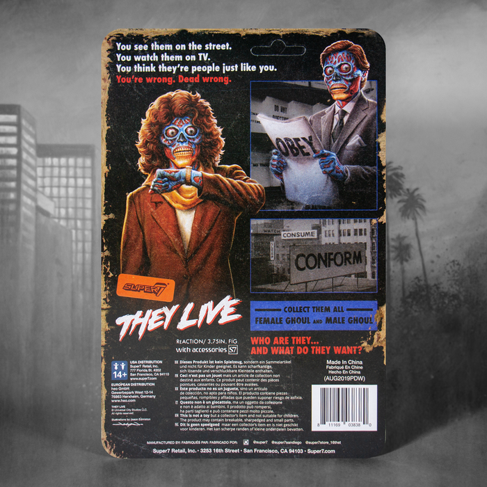 They Live Female Ghoul ReAction Figure