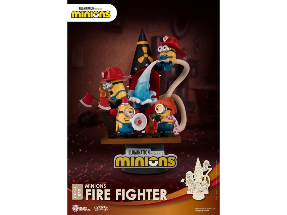 Minions Fire Fighter D-Stage DS-049 6-Inch Statue
