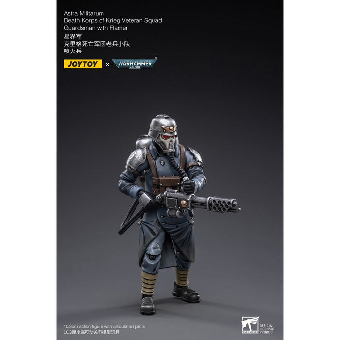 Warhammer 40,000 Death Korps of Krieg Guardsman with Flamer 1:18 Scale Action Figure